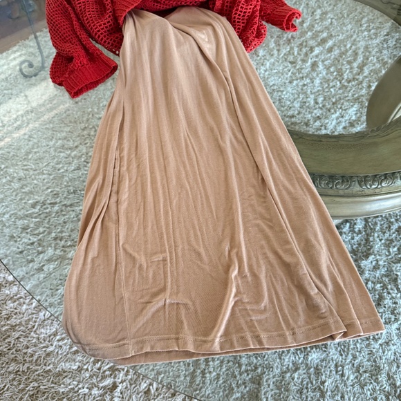 Anthropologie Korovilas Isabel Crochet Dress Small Nude Lined Boho Beachy - Picture 12 of 15